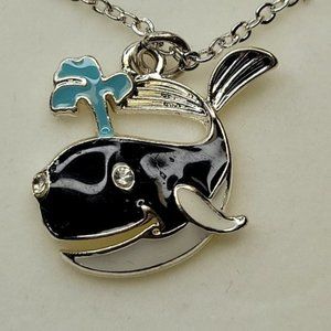 Whale Pendant Necklace in Whale Keepsake Box